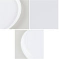 thumbnail image 3 of Parlynies Round Plastic Breakfast Food Serving Trays, 4 Pack Restaurant Serving Tray, White, 3 of 7