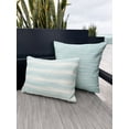thumbnail image 2 of Summer Twist Aqua 14x20 Indoor Outdoor Pillow, 2 of 4