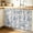 Blue, variant on Blue Paisley Cabinet Curtain 28"Wx51"L,Dustproof Storage Cabinet Curtain with Self Adhesive Tape,Vintage Boho Flower Botanical Leaf Branch Tall Pantry Cover Drape for Kitchen,Utility Closet