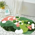 thumbnail image 2 of Ukeler Moss Area Rugs for Girls Bedroom Living Room, Soft Shaggy Kids Rug Non Slip Cute Moss Runner Rugs for Bathroom Kids Room Nursery Dorm, Bathtub Rug 63"×31", 2 of 8