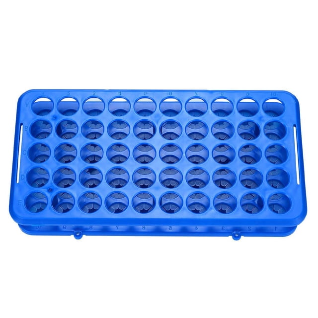 Soporte de plástico para tubos de ensayo BKMAMLAB para tubos de 5 ml/10 ml/15 ml