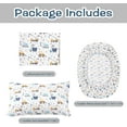 thumbnail image 4 of Kids Twin Sheet Set Excavator Car Pattern Breathable & Silky Soft Microfiber Fitted Sheet for Boys, 4 of 8