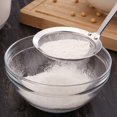 thumbnail image 4 of Wooden Handle Stainless Steel Filter Flour Sieve Colander Spoon Kitchen Cookware, 4 of 10