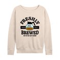 thumbnail image 3 of Instant Message - Freshly Brewed Pot Get Sh-t Done-t - Women's Lightweight French Terry Long Sleeve Shirt, 3 of 6