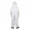 thumbnail image 2 of Fashion Professional BeeKeeping Suit ,with Multi Pocket & Removable Veil Hood ,Cotton Full Body Bee keeping Suit Jacket,White,XL, 2 of 7