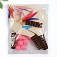 thumbnail image 3 of OUNONA Wood Beach Ball Racket with Anti Slip Handle Assorted Colors Durable Natural Material, 3 of 7