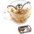 thumbnail image 4 of Colador de té de acero inoxidable, lindo mono, infusor de hojas de té sueltas, filtro de bola, difusor de especias a base de hierbas para el hogar, cocina, oficina, fácil de usar, 4 of 5