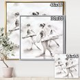 thumbnail image 2 of watercolors Ballerinas Dance I - French Country Framed Canvas, 2 of 3