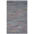 thumbnail image 1 of Safavieh Rag 3' X 5' Hand Woven Cotton Rug in Aqua, 1 of 3