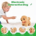 thumbnail image 3 of CYFW 2026 New Upgrade Hopping Dog Interactive Electronic Plush Puppy Toy - Plush Puppy Dog Walking, Barking & Tail Wagging (Brown), 3 of 7