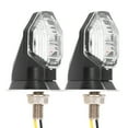 thumbnail image 3 of Motorcycle LED Indicator Light, Scratch Resistance LED Turn Signal Lamp Super Bright 2pcs DC12V M8  For Modification, 3 of 8
