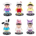 thumbnail image 2 of Máquina Gashapon Crayon Shin-chan figuras de la serie dibujos animados japoneses periféricos ropa de moda ingredientes Shin-chan modelo de muñeca adornos, 2 of 5