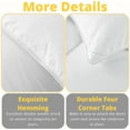 thumbnail image 3 of Teler Cotton Gray Feather Down Comforter, King, 3 of 8
