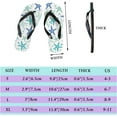 thumbnail image 2 of Dreamtimes Women Flip Flops Slippers Ocean Starfish Mediterranean Sea Sandals for Beach Summer Shower Men Boy Girl Kid, 2 of 5