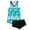 Green, variant on Women's Plus Size Bikini Set Printed Sling Two Piece Sexy Swimsuit for Beach Vacation Summer,Black,L