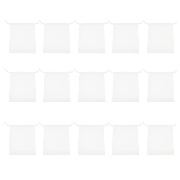 FELTECHELECTR Practical Wash Bags Laundry Bags Transparent Plastic 15Pcs 16X12In