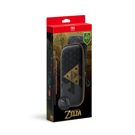 Nintendo Switch™ 2 Carrying Case and Screen Protector –The Legend of Zelda™ – 40th Anniversary Edition