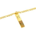thumbnail image 4 of Men's Personalised Custom Bar Necklace Names Engraved Necklace,Gold, 4 of 5