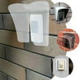 thumbnail image 2 of LEORX Acrylic Doorbell Cover Transparent Weatherproof for Outdoor Use, 2 of 8