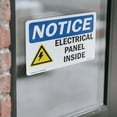 thumbnail image 4 of Electrical Panel Inside With Symbol OSHA Notice Vinyl Decal Label 14 Inch x 10 Inch - 5 Pack, 4 of 6