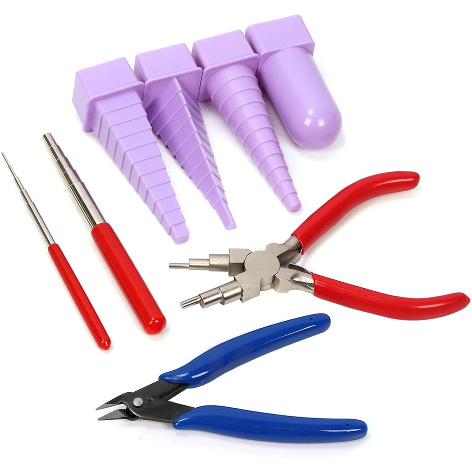 8Pcs Wire Looping Tool, Bail Making Pliers, DIY Craft Jump , Adult Wire Looping , Winding Forming Tool for Wire Wrapping