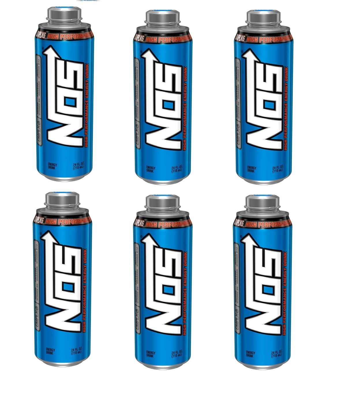NOS High Performance Energy Drinks (24fl.oz Original) Twist Top Cans