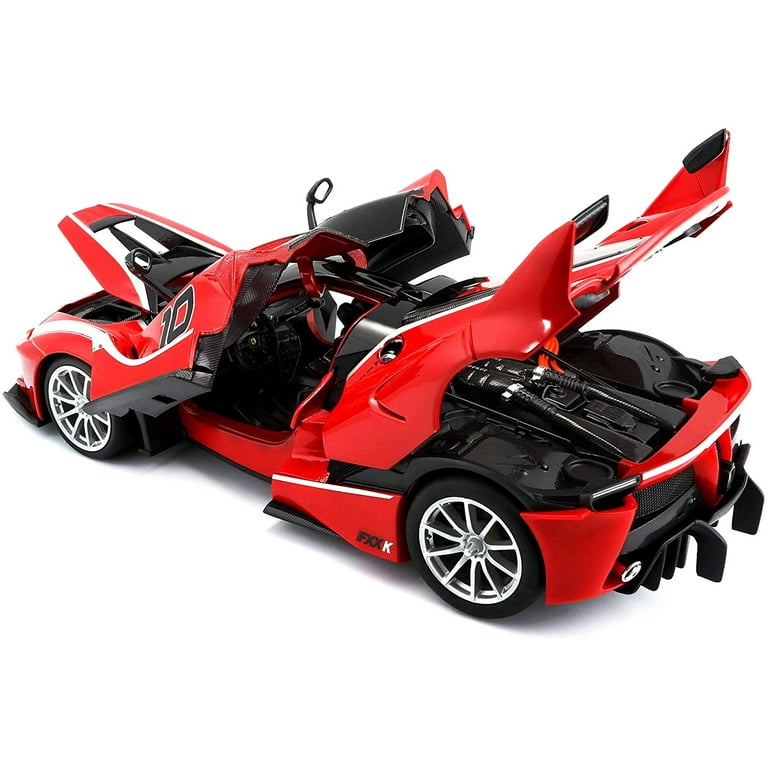 Ferrari FXX-K #10 Red 1/18 Diecast Model Car by Bburago - Walmart.com