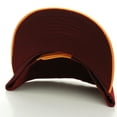 thumbnail image 2 of Classic Snapback Hat Custom A to Z Initial Letters, Burgundy Gold Cap White Gold Letter Initial T, 2 of 2