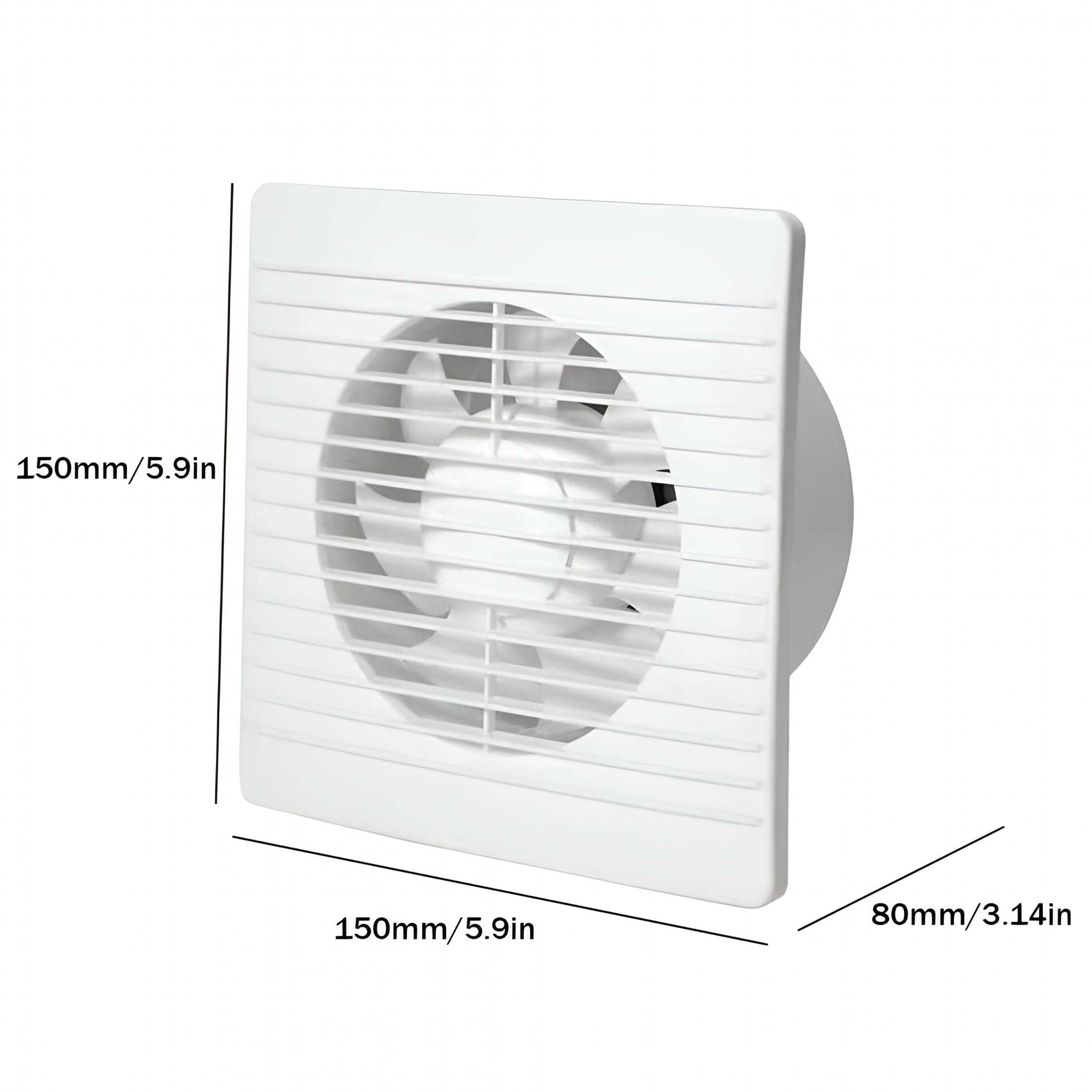 HIBIBUD 2026 New Extractor Ventilation Fan,Exhaust Fan Extractor Fan for Kitchen,Bathroom Exhaust Fan(4 In)