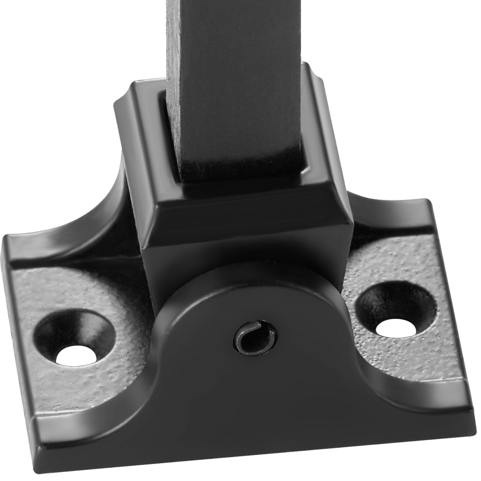 Railing Shoe 50-Pack for 1/2" Square Railings, 0-90° Adjustable Angle, 12-Gauge Aluminum Alloy, Corrosion-Resistant, for Stair Railing Installation