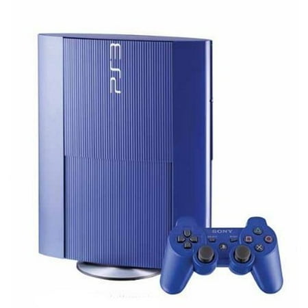 Refurbished Sony PlayStation 3 250GB Console Blue Azure ...