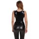 thumbnail image 3 of Camiseta sexy de cuero sintético para mujer: cremallera frontal, diseño con escote abierto, camiseta moldeadora, ropa de club/noche, varias tallas, 3 of 6