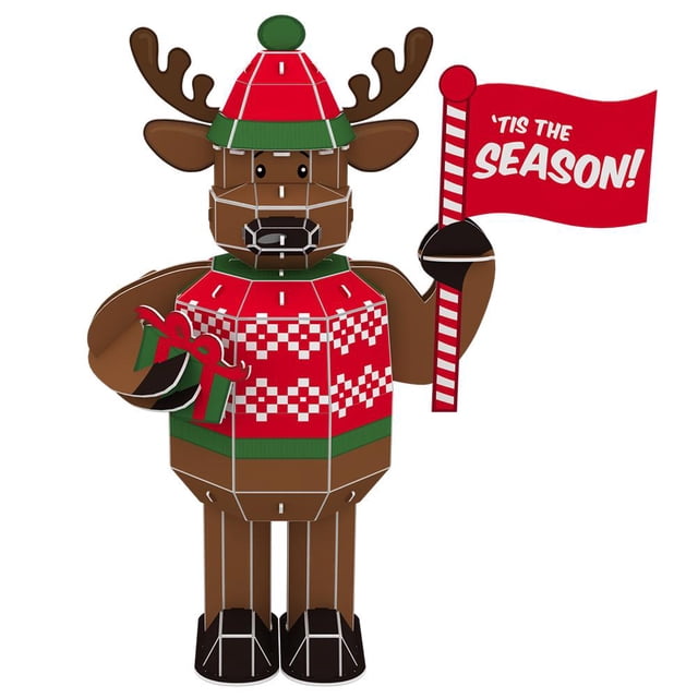 De Navidad, Juguete De Papá Noel, Muñeco De Nieve, Alce, Cascanueces, Modelo De Papel Diy, Rompecabezas Tridimensionales, Juguetes Educativos Para Niños, Regalo Scienceny HA046912-03