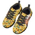 thumbnail image 3 of Chririnla Boys Girls Running Shoes Horse Sunflower Sneakers for Big Kids Size 1 Athletic Sport Shoes Lightweight, 3 of 7