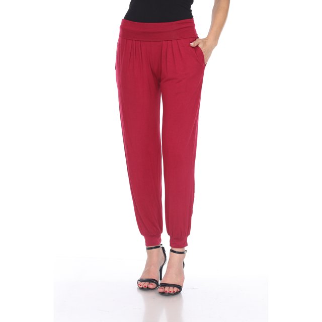 White Mark Pantalon Sarouel pour Femmes