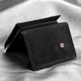 thumbnail image 2 of Type C JEMINAL 507 Men's Trifold Wear-resistant Canvas Wallets Cash Money Coin Pouch Card Bag, 2 of 5