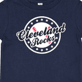 thumbnail image 4 of Inktastic Cleveland Rocks with Baseball in Circle and Stars inversed Boys or Girls Baby T-Shirt, 4 of 5
