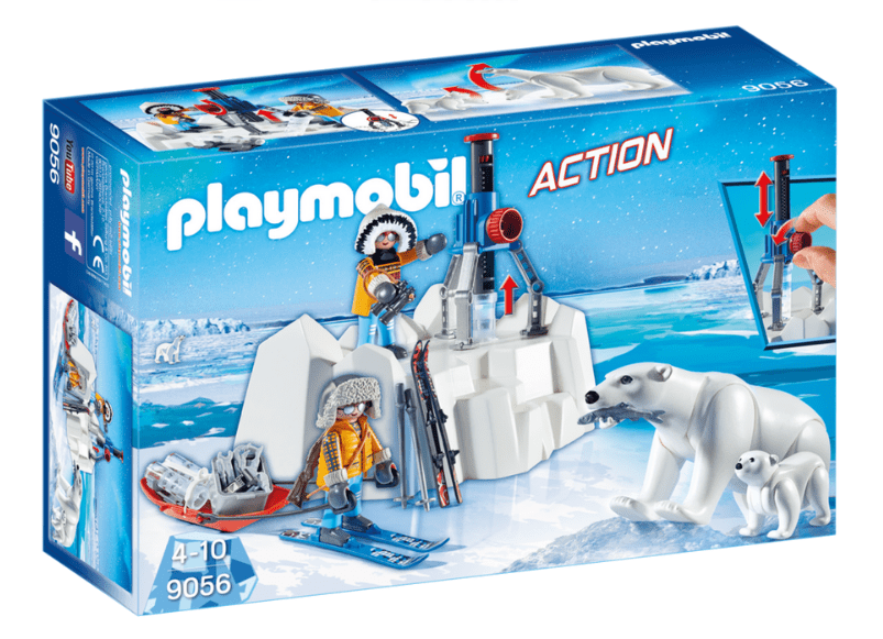 yellow canvas artic-plasticized tent expedition 3463 n1129 Playmobil polar 