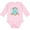 AD-Pink, variant on Inktastic Cute Baby Elephant with Flowers Boys or Girls Long Sleeve Baby Bodysuit