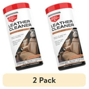 (2 pack) Jay Leno's Garage Leather Cleaner Wipes (30 Count) - Clean & Protects Car Leather Surfaces