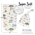 thumbnail image 5 of Jungle Baby Cocoon and Beanie Hat Sleep Sack Set Boy or Girl Gender Neutral Unisex by Sweet Jojo Designs, 5 of 6
