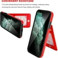 thumbnail image 5 of iPhone 11 Pro Max Case Wallet with Credit Card Holder, Premium Leather Magnetic Clasp Kickstand Heavy Duty Protective Cover for 11 Pro Max 6.5 Inch(Red), 5 of 13