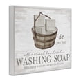 thumbnail image 4 of Stupell Industries Vintage Laundry Soap Typography Painting White Framed Art Print Wall Art, 30 x 24, 4 of 10