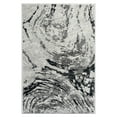 thumbnail image 3 of Luxe Weavers Modern Marble Swirl Gray 2x3 Area Rug for Hallway, Metallic Abstract Carpet, 3 of 7