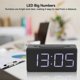 thumbnail image 2 of KAIYANG Despertador digital con adaptador, dormitorio, mesita de noche - negro, 2 of 5