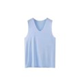 thumbnail image 1 of Minnieouse Ropa interior sin mangas para hombre, chaleco deportivo ajustado a la moda para hombre, cómodo para la piel, muchos colores, Fitness debajo de Camisetas azul cambridge XL 115-125 Libras Minnieouse AP013342-04, 1 of 6