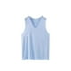 thumbnail image 1 of Minnieouse Ropa interior sin mangas para hombres Cerrar-Chaleco deportivo Ventilar Cómodo Amigable con la piel Fácil cuidado Muchos colores Underwaist Camisetas azul cambridge XL 115-125 Libras Minnieouse AP013342-04, 1 of 6