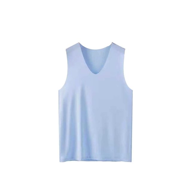 Sonducket Ropa interior sin mangas para hombres Chaleco deportivo de ajuste a la moda Amigable con la piel Cuidado fácil Muchos colores Underwaist Fitness Camisetas azul cambridge XL 115-125 Libras Sonducket AP013342-04
