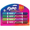 thumbnail image 1 of Expo 2-in-1 Assorted Chisel Tip Dry Erase Markers, 1 of 5