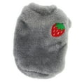 thumbnail image 2 of Eoperou Dog Sweater Strawberry Embroidery Breathable Fabric Small Medium Dog Costume for Cold Weather, 2 of 8